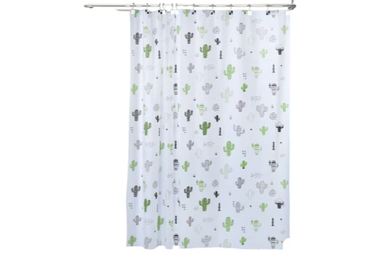 Cortina Para Baño Con Protector Premium 	Eliplast