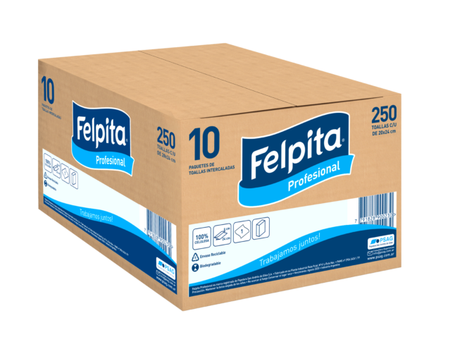 Felpita Toalla Intercalada Blanca X 2500