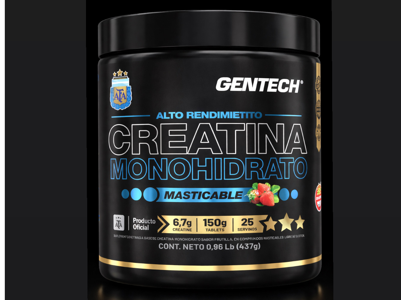 Creatina masticable (frutilla) 150gr