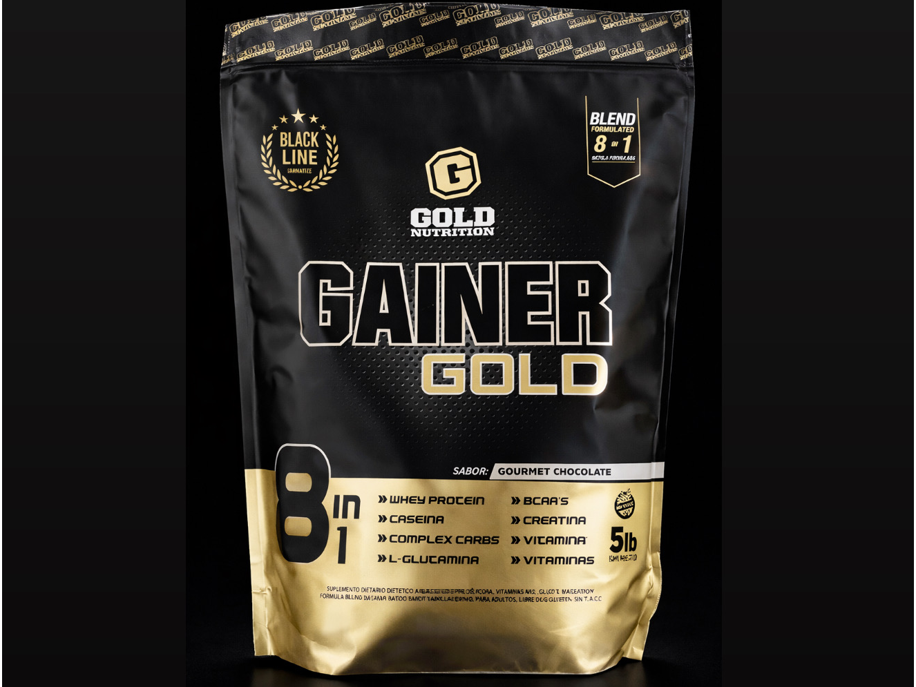 Ganador de Peso Gainer Gold 2,270kg (vainilla - chocolate)