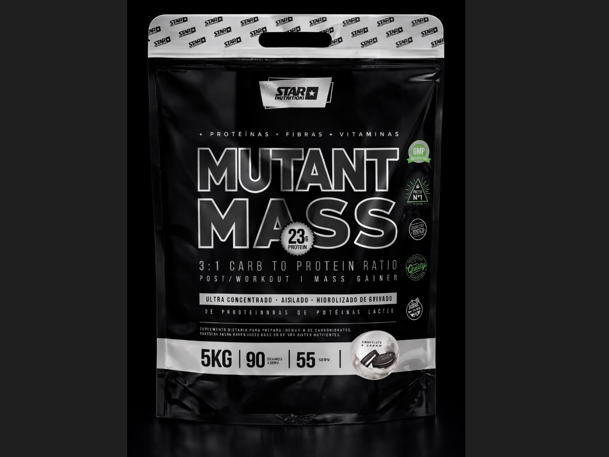 Proteína Mutant Mass 5kg (Chocolate - Vainilla - Frutilla - Banana - Cookies and Cream)