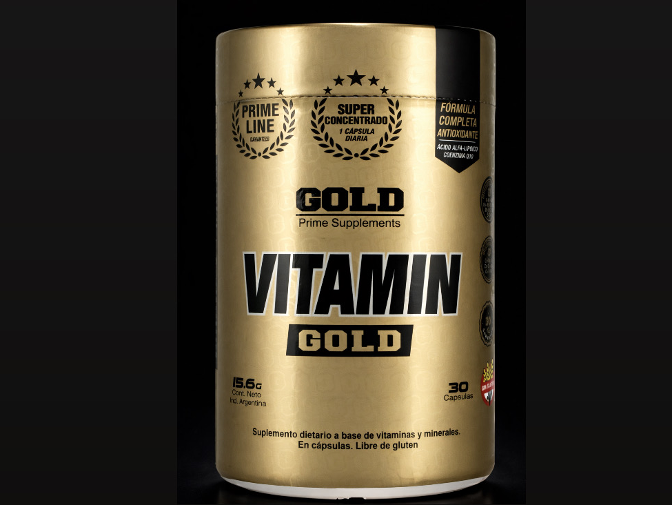 Multivitaminico Vitamin Gold 30 cápsulas (neutro)