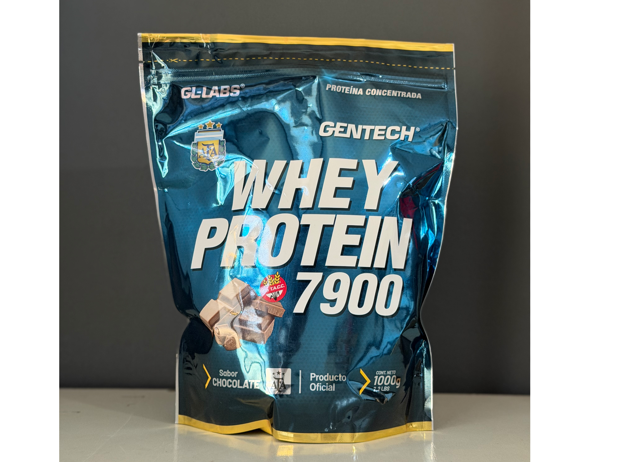 Proteína Whey protein 1kg (chocolate - vainilla)