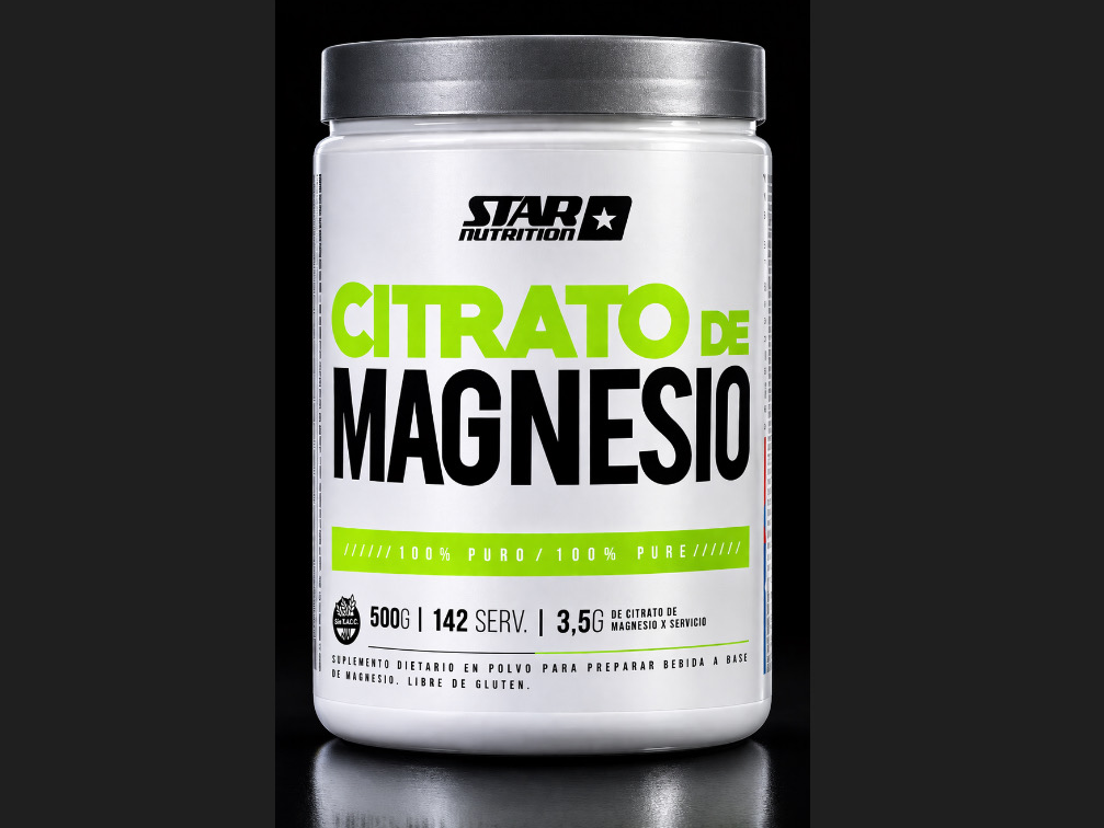 Magnesio en polvo 500gr (neutro - frutos rojos)