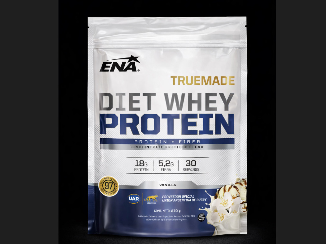 Proteína Whey Protein Truemade Diet 870gr (vainilla - chocolate)
