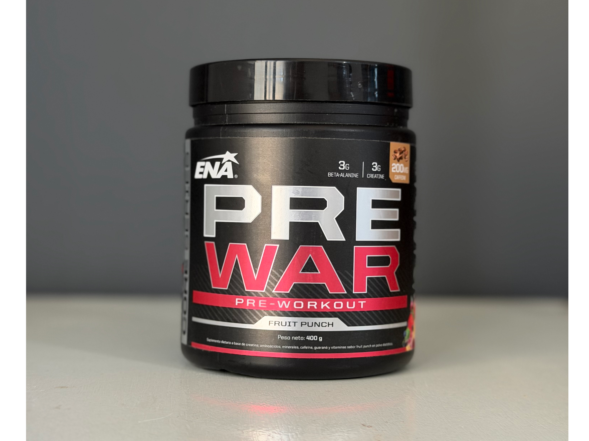 Pre Entreno Pre War 400gr (limonada - fruit punch)