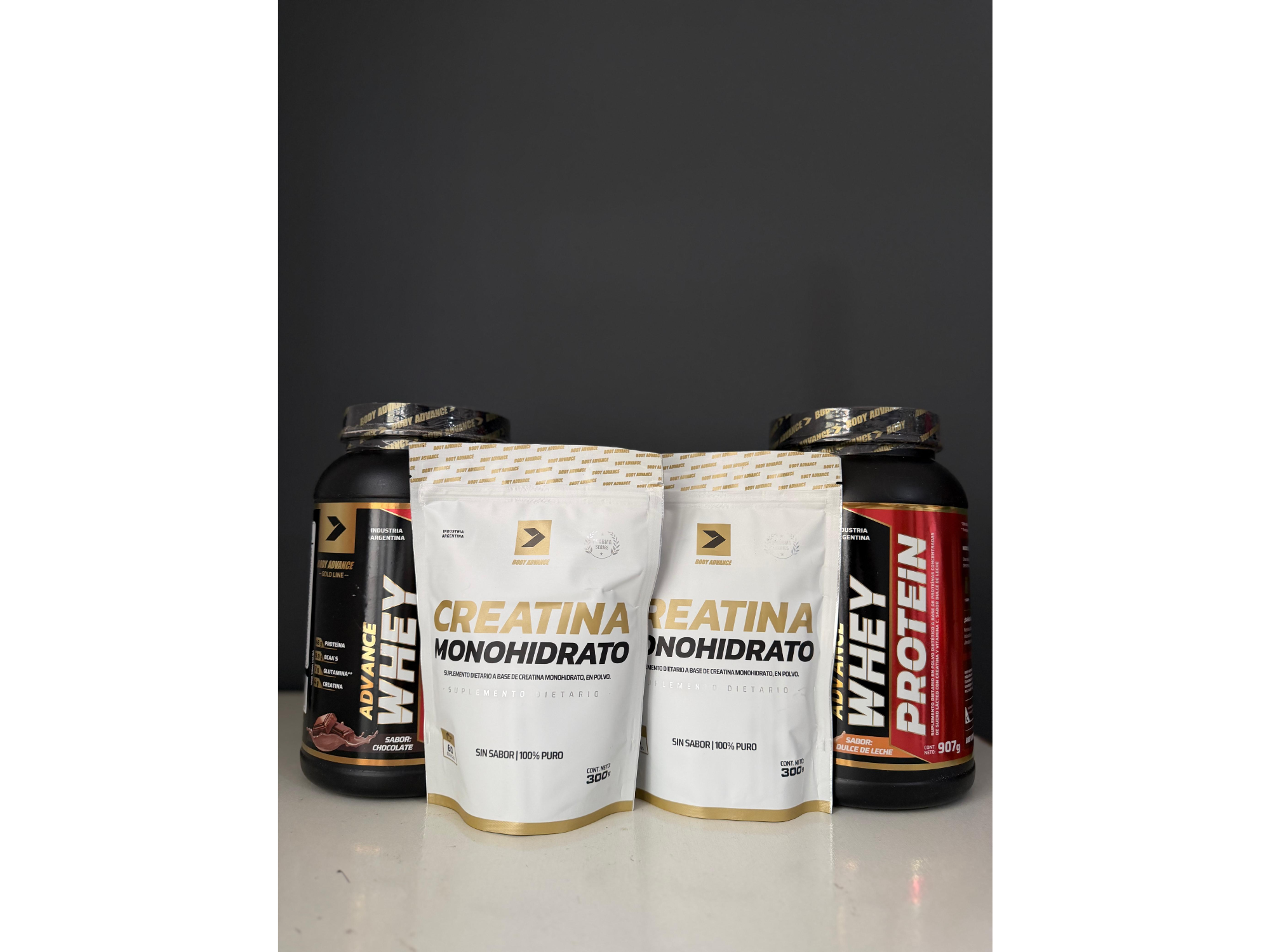 2 Proteínas Whey protein 910gr + 2 Creatinas 300gr