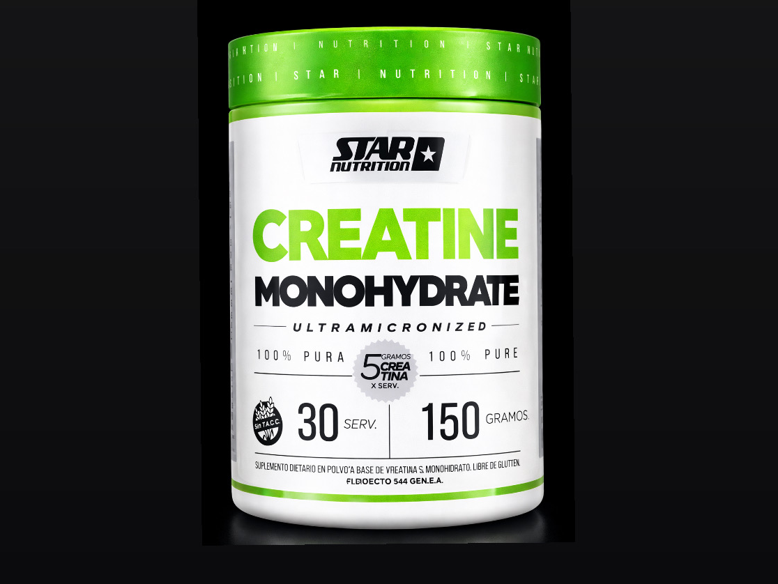 Creatina monohidratada 150gr (sabor neutro)