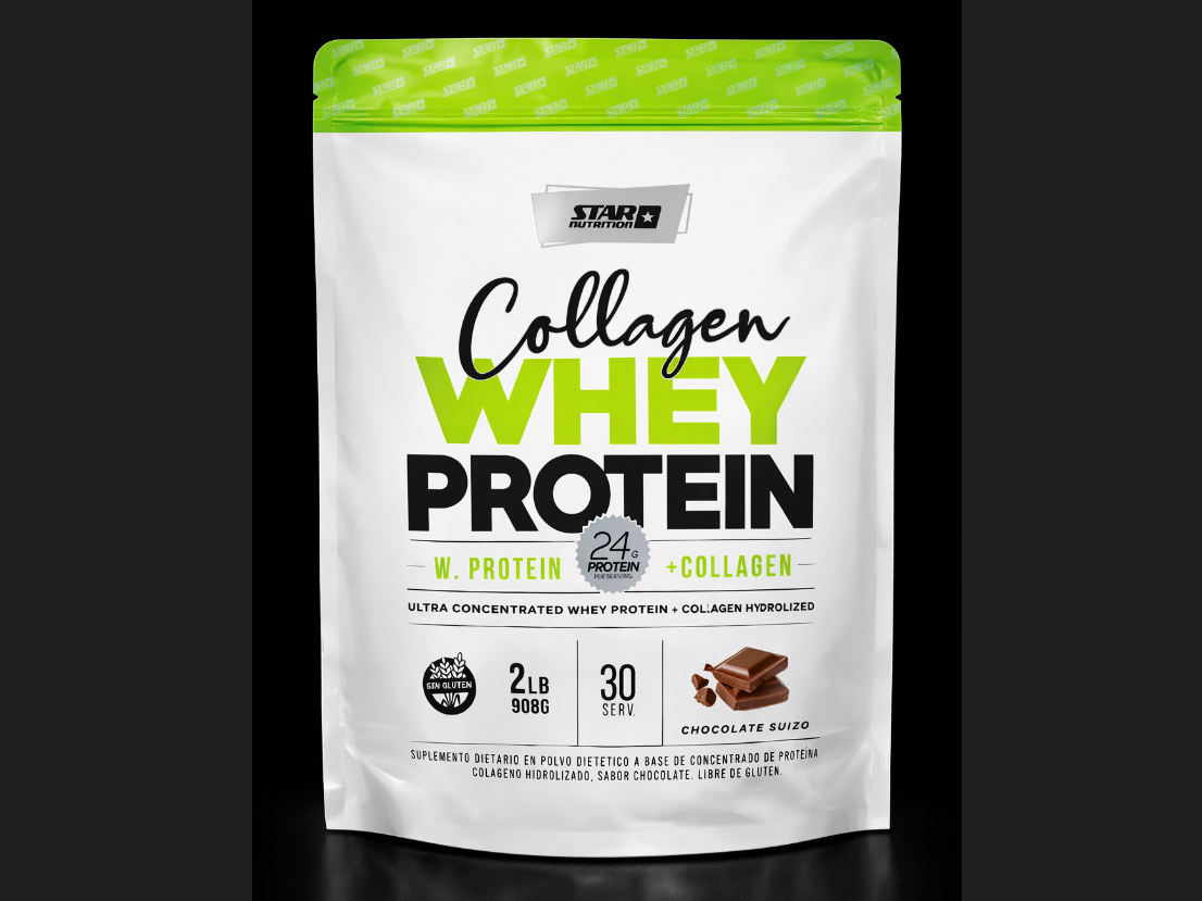 Collagen Whey Protein 910gr (chocolate - vainilla)
