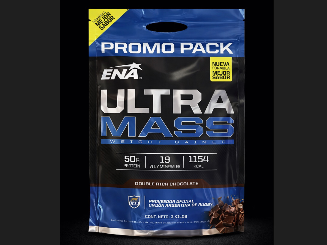 Ganador de peso Ultra Mass 3kg (vainillla)