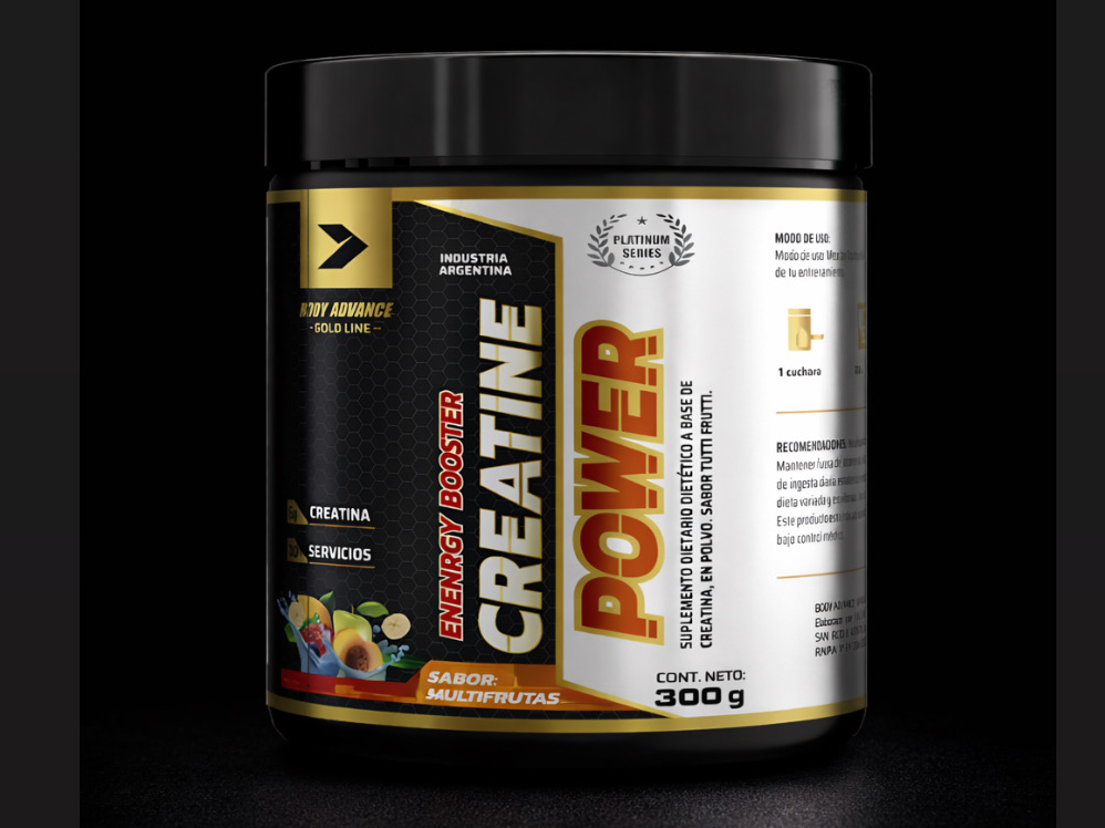Creatina Power 300gr (multifrutas - uva)