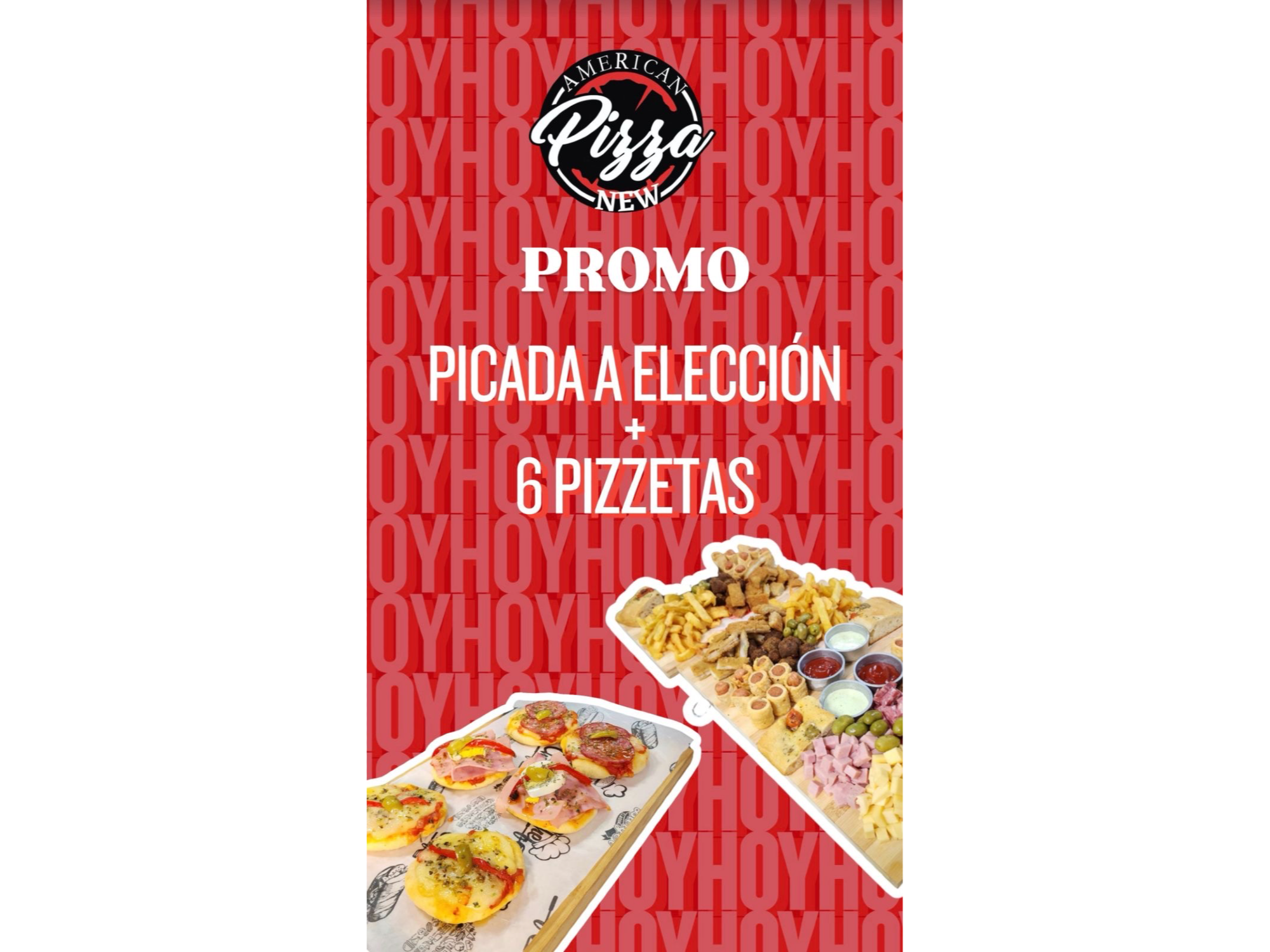 1 PICADA ➕ 6 PIZZETAS 🍕🤤🫒