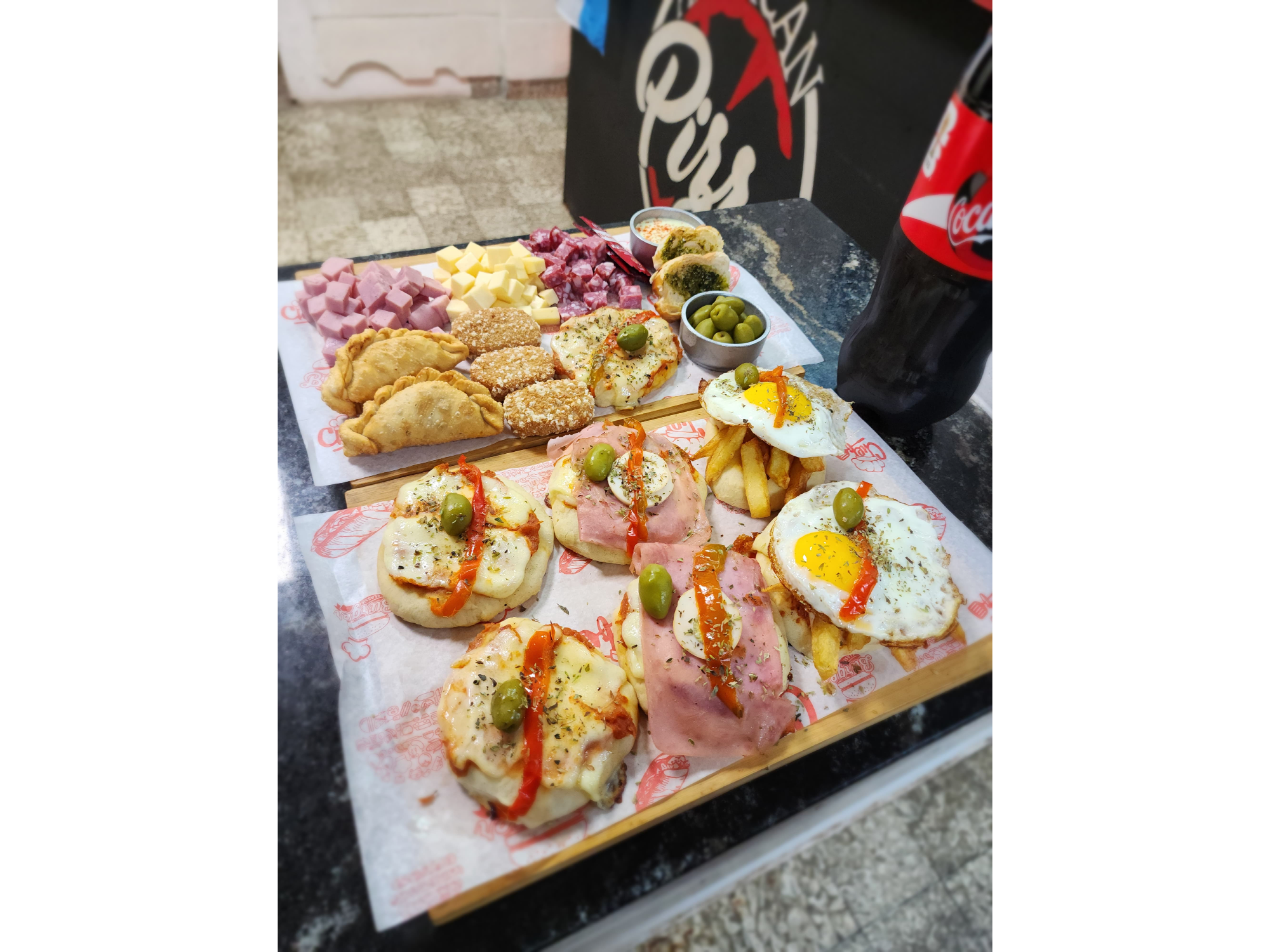 1 PICADA ➕ 6 PIZZETAS 🍕🤤🫒