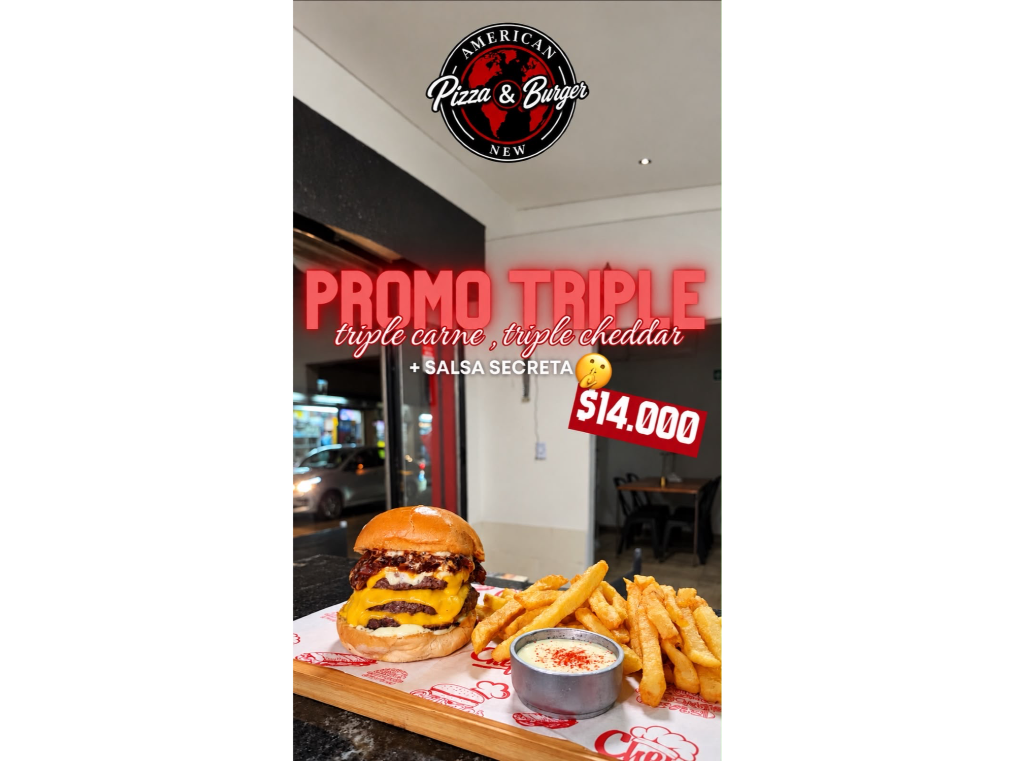 1 BURGER 3❎3 🍔🍟🤤