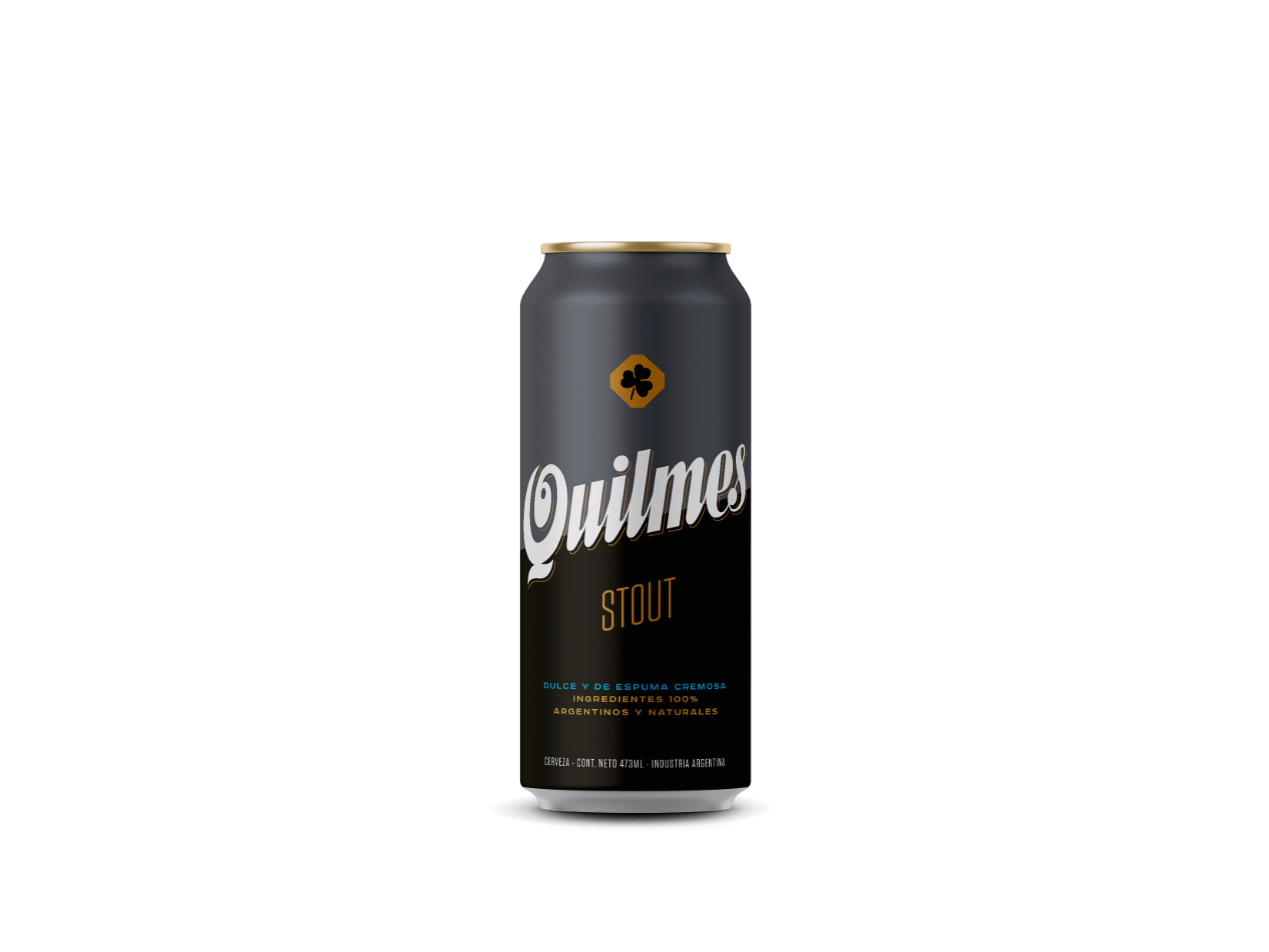 LATA DE QUILMES STOUT 473ml.