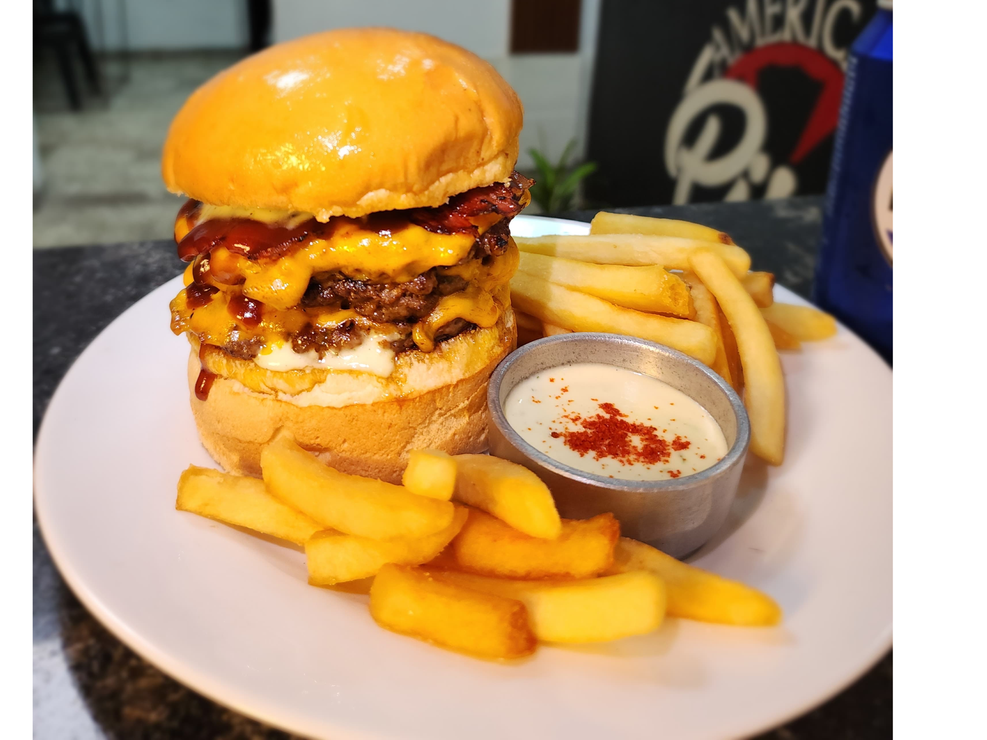 CHEESE BACON DOBLE CARNE