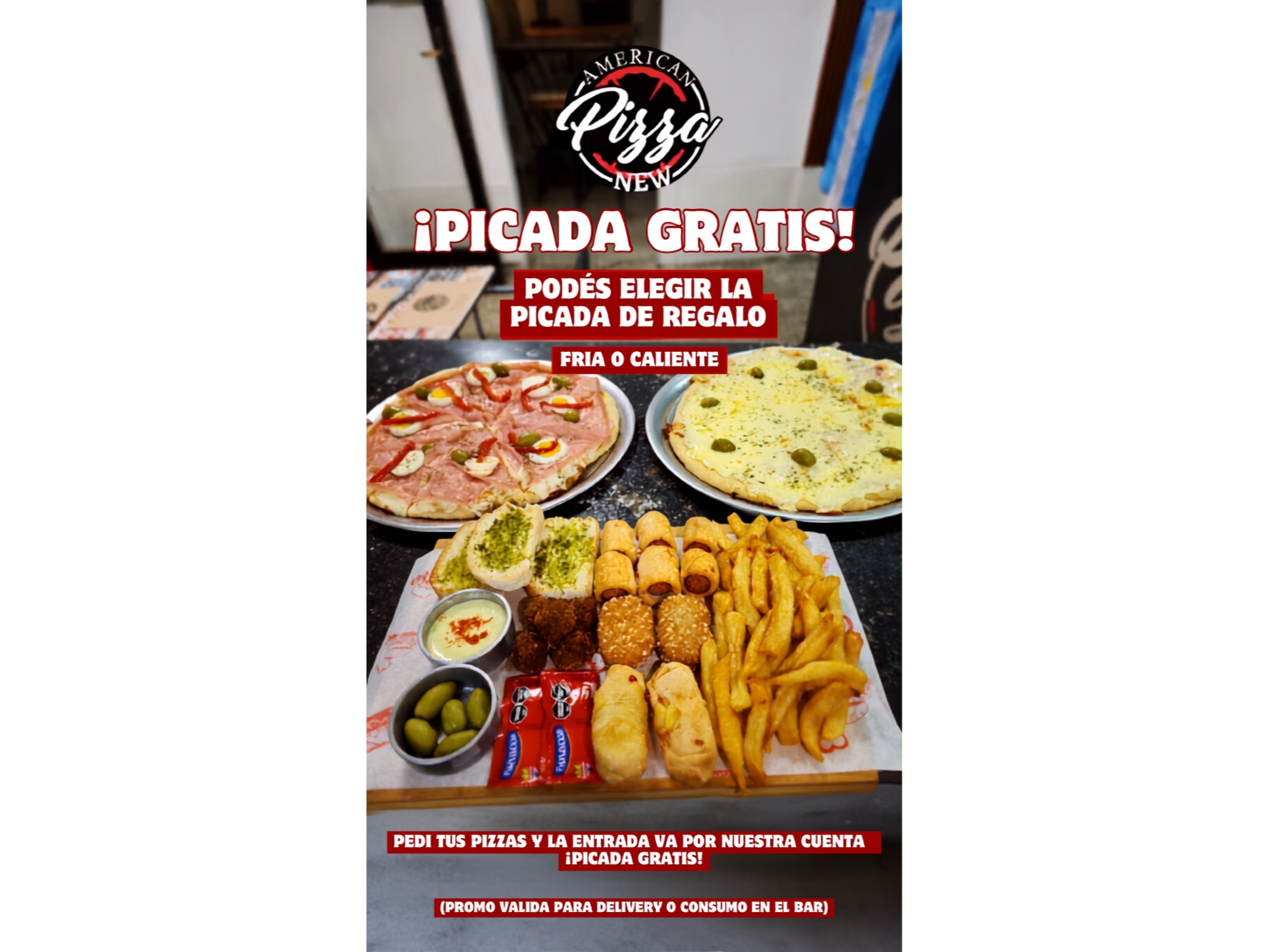 PICADA GRATIS 🧀🫒 ELEGÍ ACÁ 🫵🏻