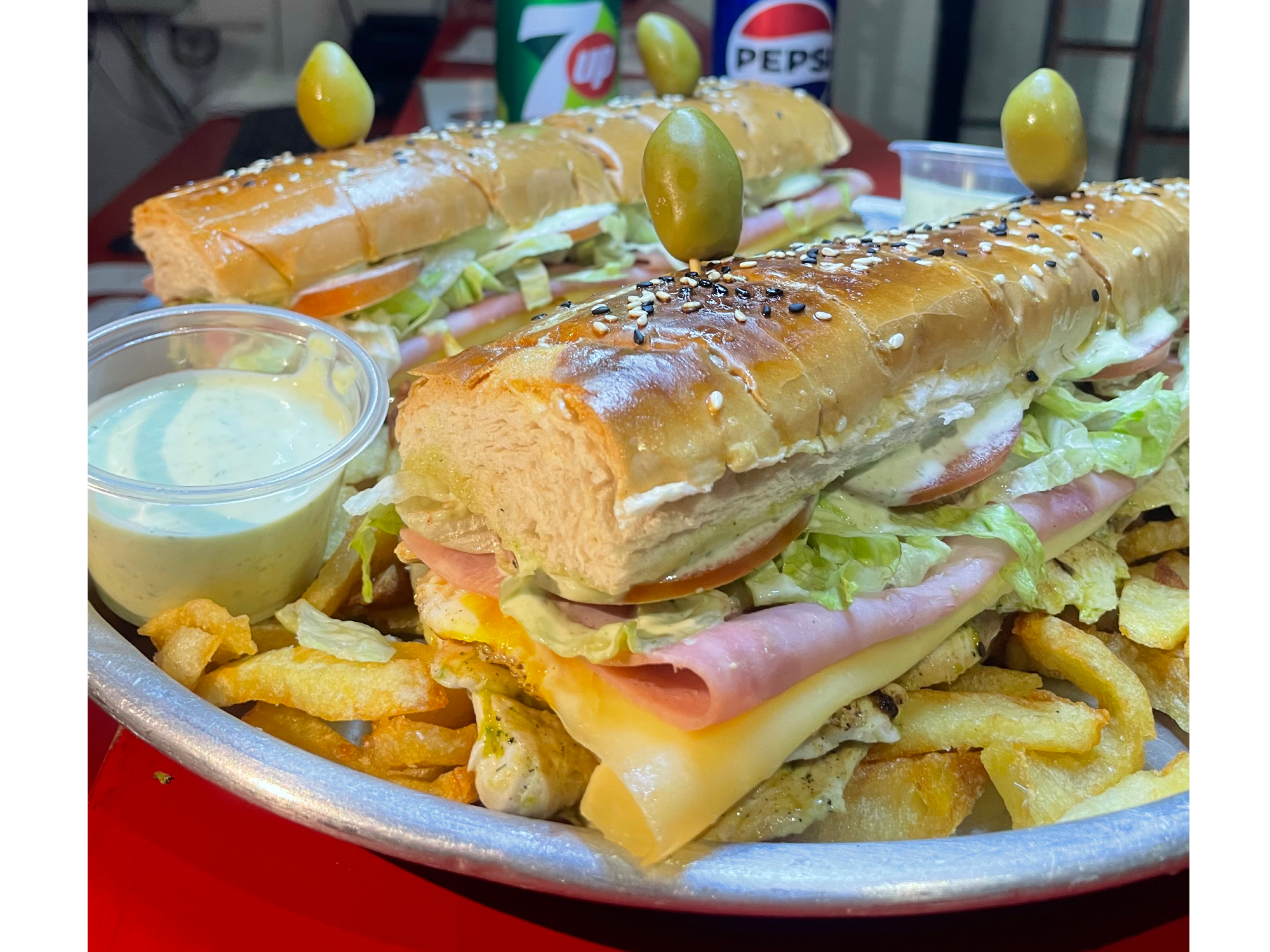 2 LOMOS ESP DE POLLO