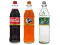 1.25L RETORNABLE VIDRIO COCA - FANTA - SPRITE