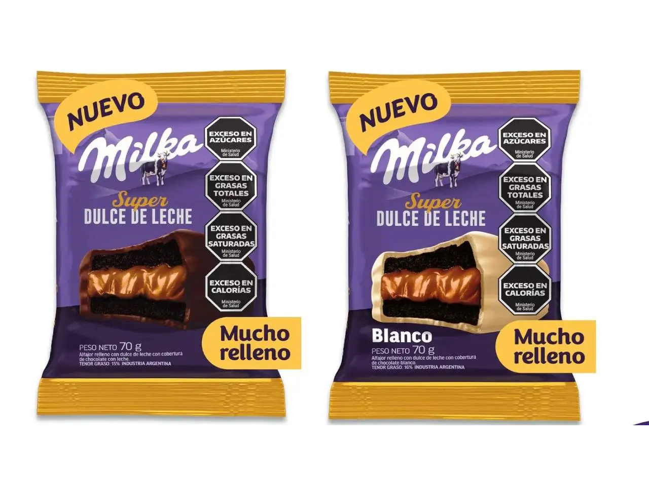 ALFAJOR MILKA SUPER DULCE DE LECHE