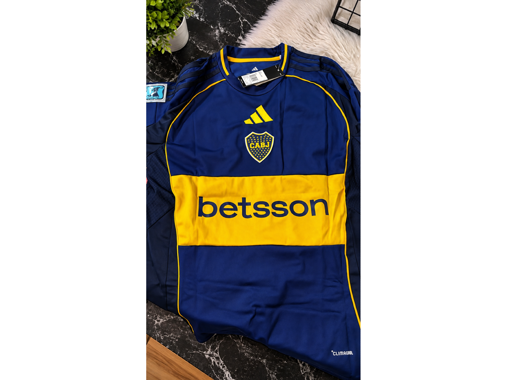 CAMISETA BOCA JUNIORS 25 ANIVERSARIO BICAMPEÓN DE AMÉRICA 2001