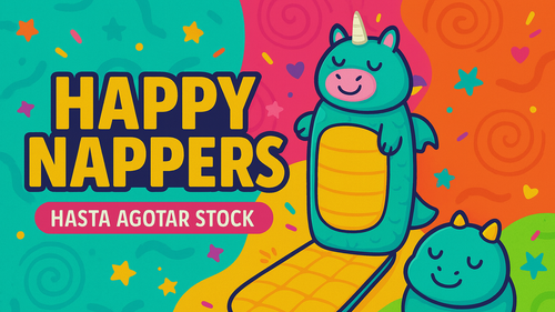 HAPPY NAPPERS HASTA AGOTAR STOCK!!!