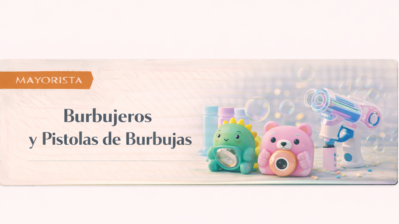Burbujeros y Pistolas de Burbujas