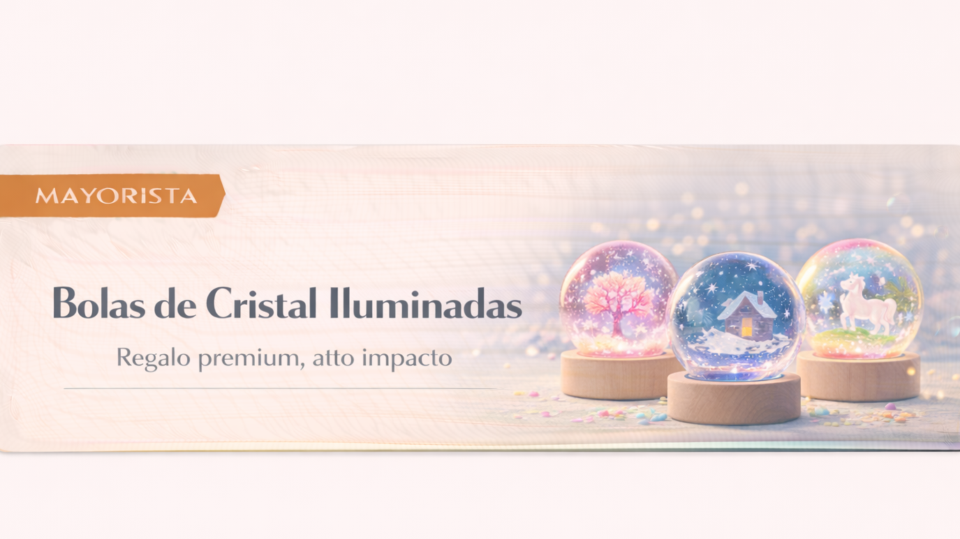 Bolas de Cristal Iluminadas