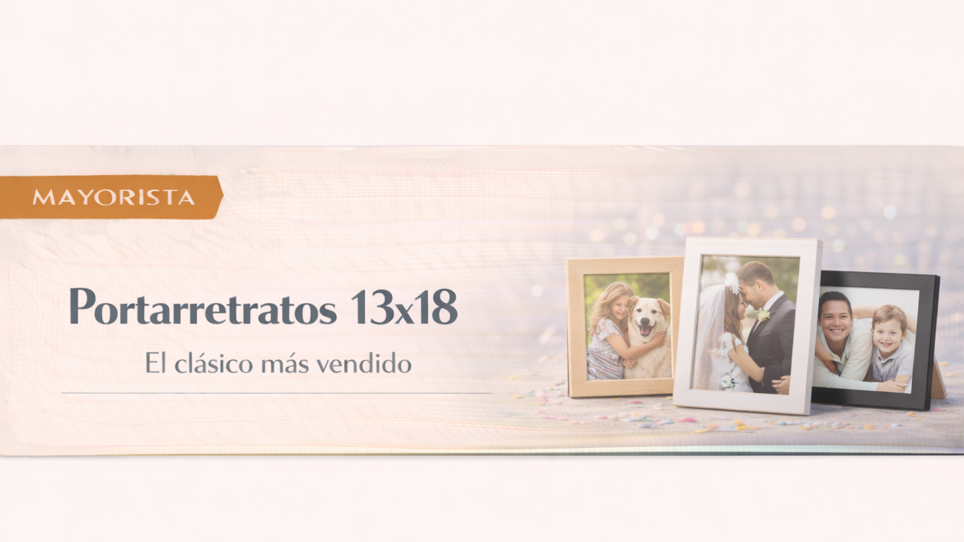 Portarretratos en tamaño  (13x18)