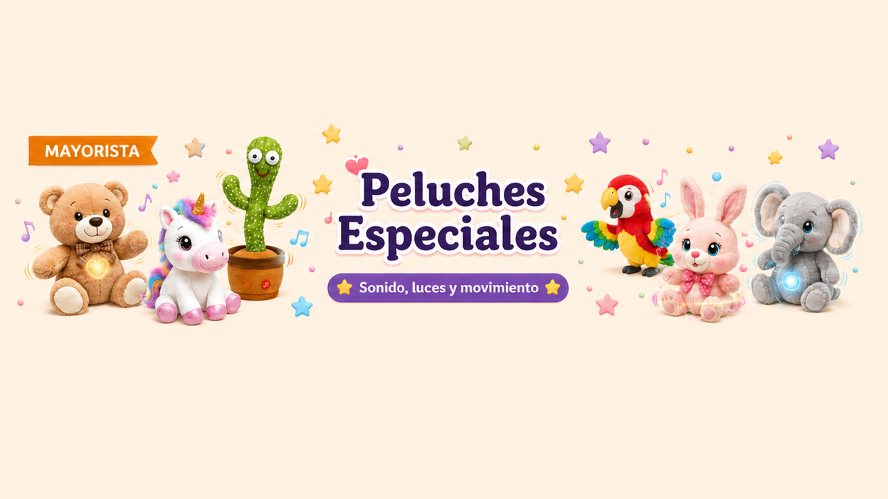 Peluches Especiales con: Sonidos, Luces, Movimientos