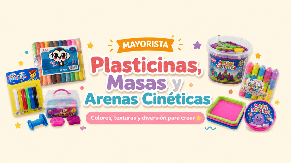 Plasticinas, Masas y Arenas cinéticas