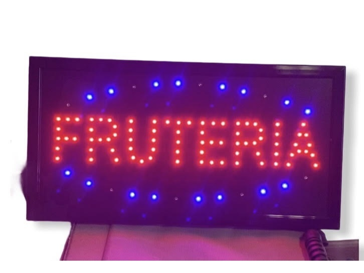 LED "FRUTERÍA"   (Código: CARTEL-DR-69)