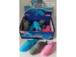 TIBURÓN GRANDE SQUISHIES DE GOMA FLEXIBLE (Código: JKL055)