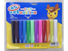 PLASTICINAS X 12 COLORES EN BLISTER (Código: 0955)