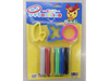 PLASTICINAS X 6 COLORES EN BLISTER CON ACCESORIOS (Código: 0952-1)