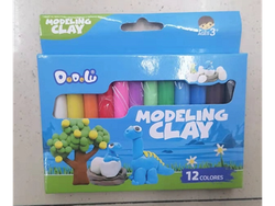 PLASTICINAS X 12 COLORES EN CAJITA   (Código: 0982)