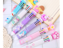 Lapiceras Múlples Colores con Diseños   (Código: P-2C)