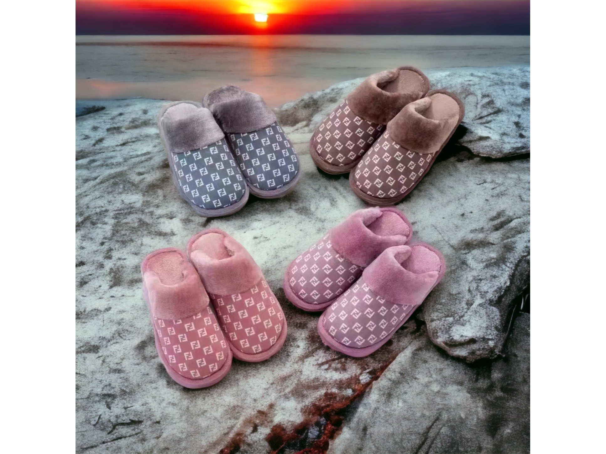 Pantuflas en varios colores talles del 36 al 45 (van talles surtidos)   (Código: S-1)