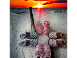 Pantuflas en varios colores talles del 36 al 45 (van talles surtidos) (Código: S-8)