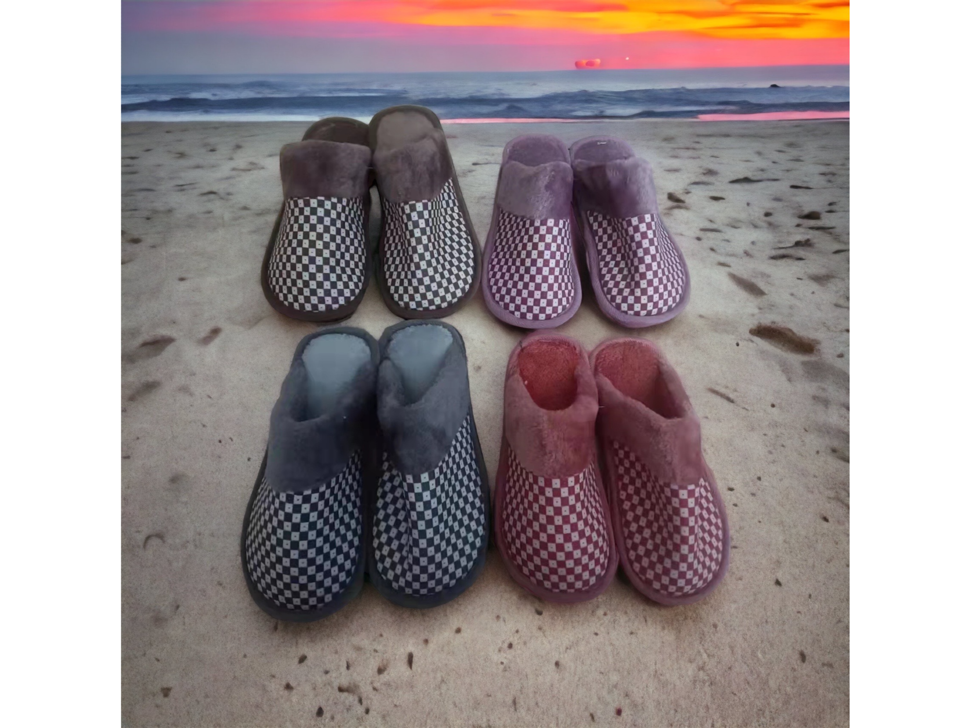 Pantuflas en varios colores talles del 36 al 45 (van talles surtidos)   (Código: S-15)