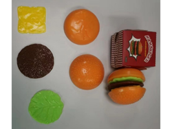 HAMBURGUESAS DE GOMA PARA ARMAR   (Código: CK105)