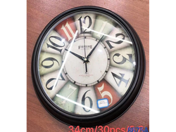 RELOJ DE PARED 34 cm   (Código: 650)