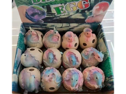 HUEVO DE DINOSAURIO DE GOMA