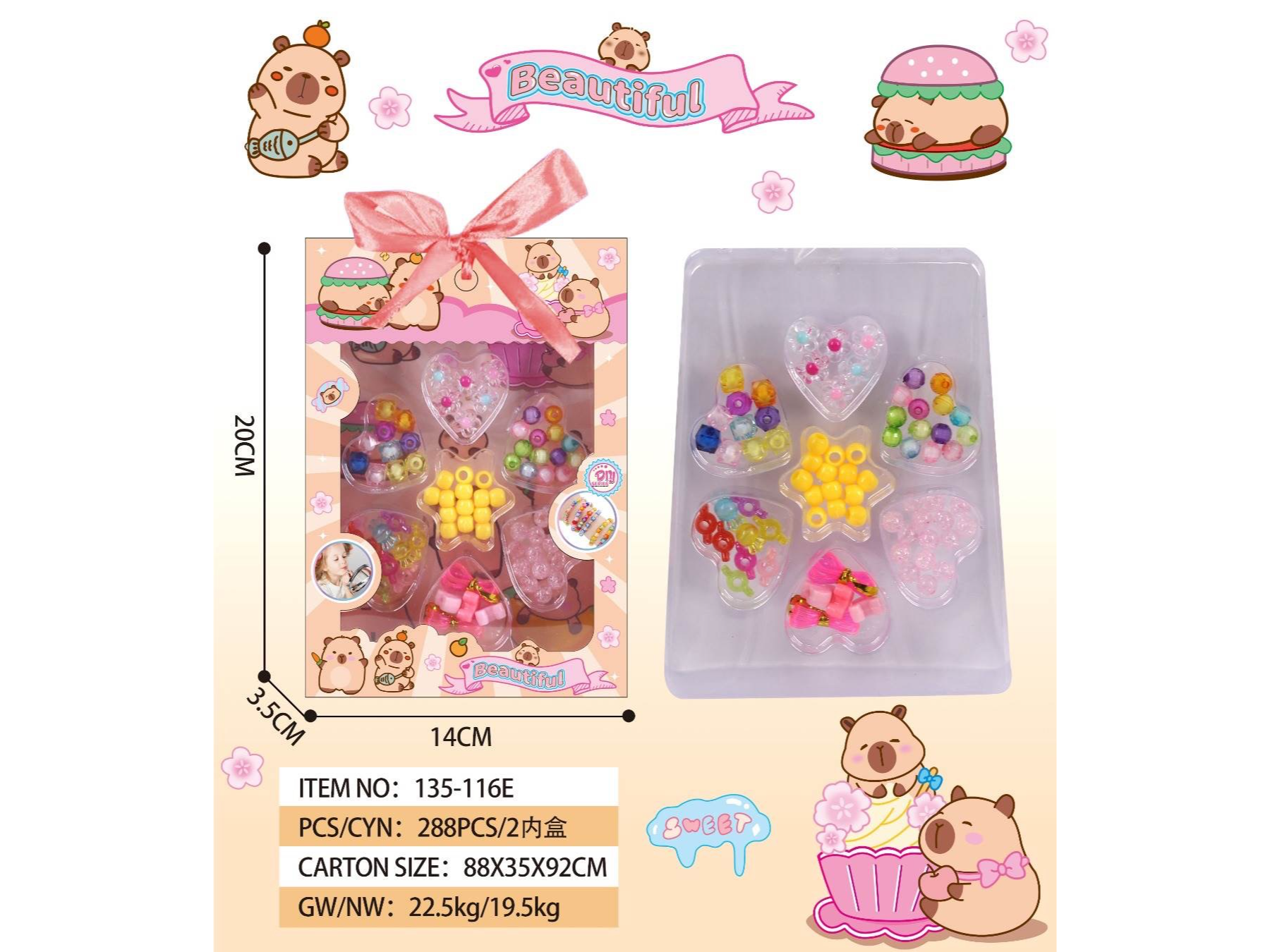 SET DE COLLARES CAPYBARA