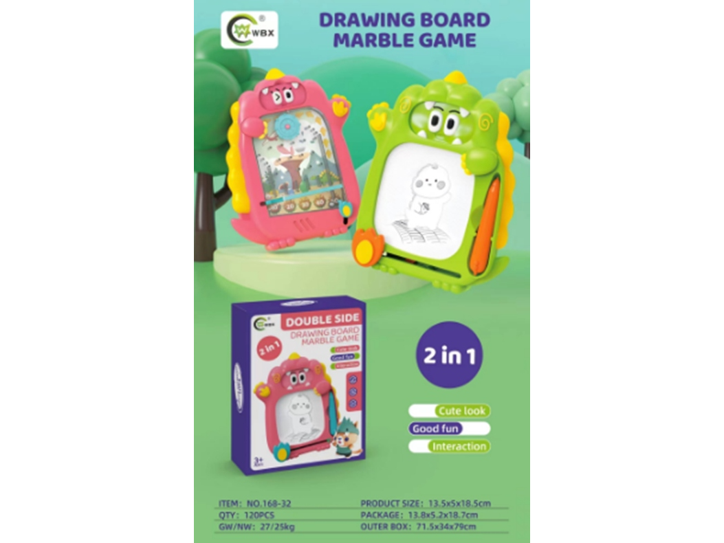 PIZARRAS DOBLES CON FLIPPER (Código 168-32)