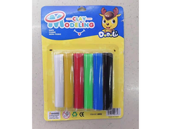 PLASTICINAS X 6 COLORES EN BLISTER (Código: 0952)