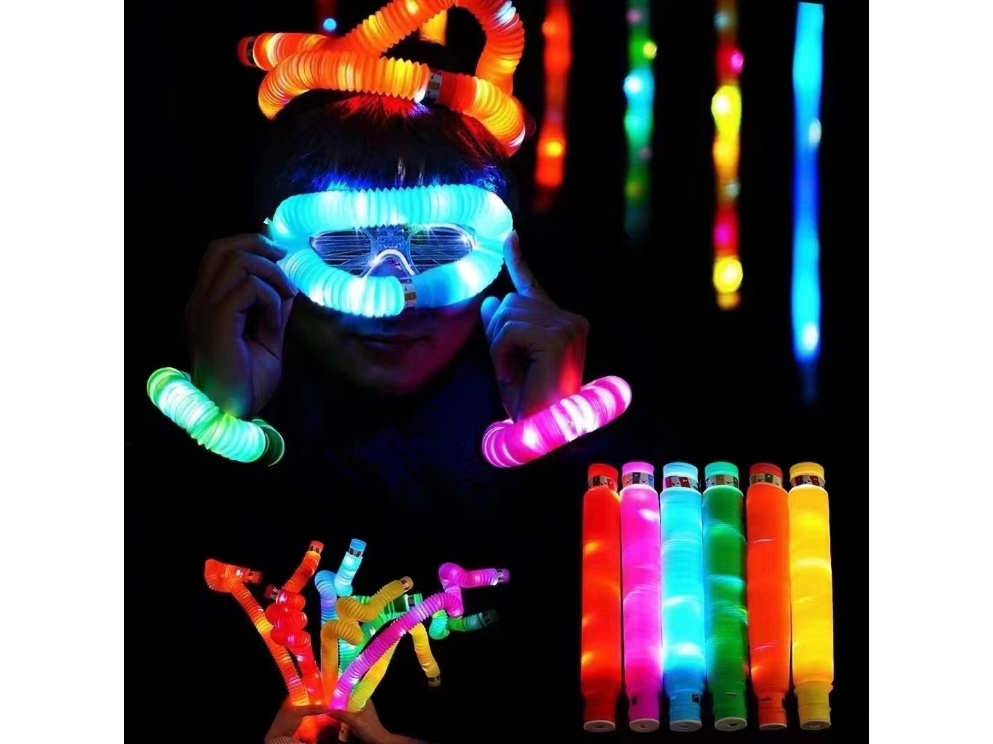 POP TUBES C/LUCES (CON VIDEO EXPLICATIVO) (Código: 560-26)