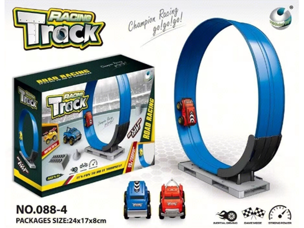 PISTA CON AUTOS ANTIGRAVEDAD MAGNÉTICOS (Código: 088-4)