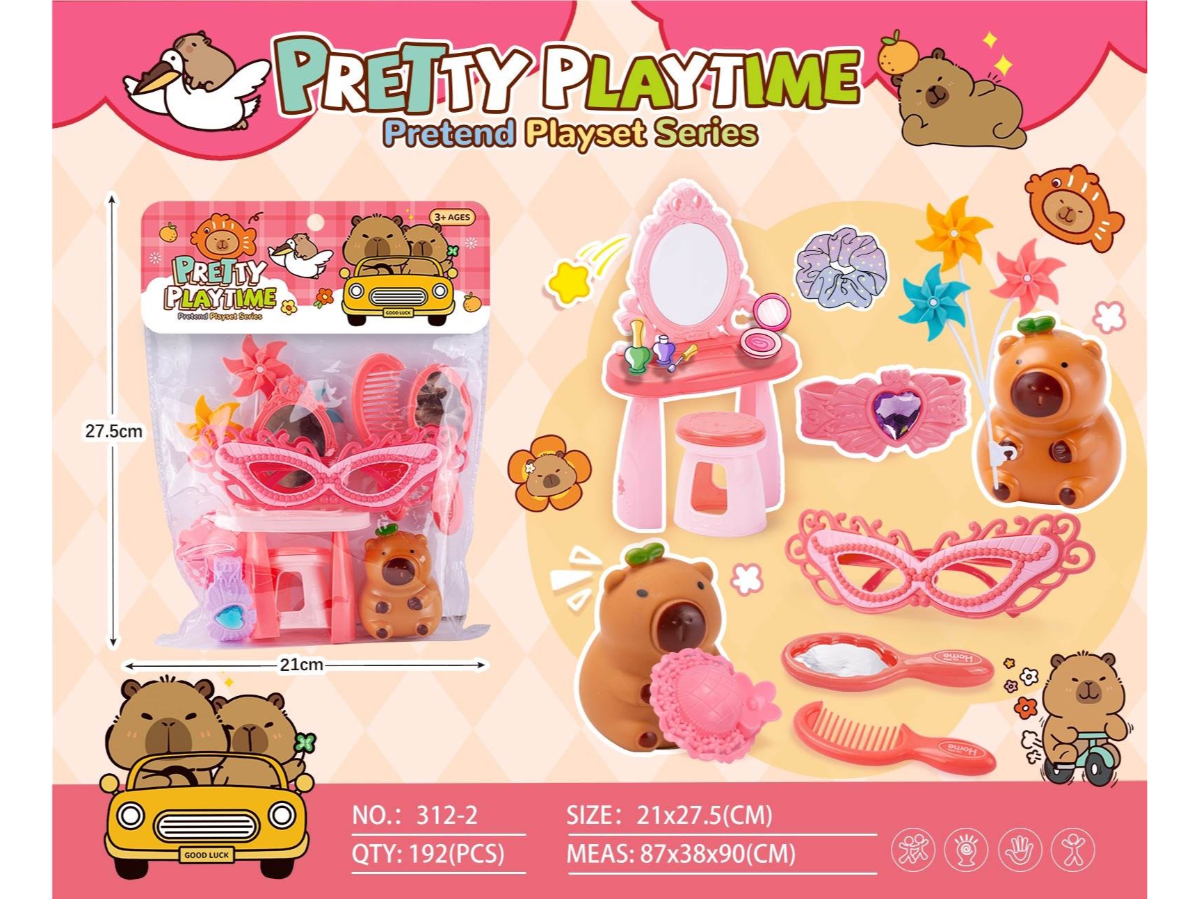 SET DE BELLEZA DE CAPYBARA