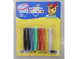 PLASTICINAS X 8 COLORES EN BLISTER (Código: 0953)